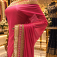 "The Luxury Pink & Golden" Premium Designer Saree