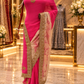"The Fuchsia Pink" Premium Designer Saree