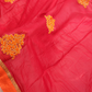 "The Crimson Flame" Premium Dual Shade Designer Saree