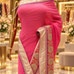 "The Fuchsia & Candy Pink" Premium Dual Shade Designer Saree
