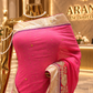"The Fuchsia & Candy Pink" Premium Dual Shade Designer Saree