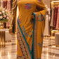 "The Mustard Golden" Premium Antique Designer Saree