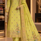 The Premium Designer Banarasi Silk Mina Kari Dress Material Suit