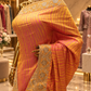 "The Sunset Ombre" Premium Vibrant Dual-Tone Designer Saree