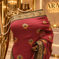 "The Berry Red" Premium Designer Saree