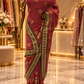 "The Berry Red" Premium Designer Saree
