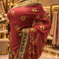 "The Berry Red" Premium Designer Saree
