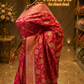“The French Fuchsia” Premium Banarasi Saree
