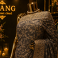 "The Charcoal Gray" Premium Designer Saree