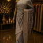 "The Charcoal Gray" Premium Designer Saree