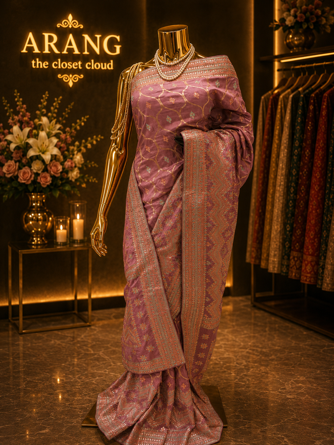 “The Lilac” Premium Designer Saree
