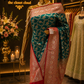“The Persian Green” Premium Banarasi Silk Sare