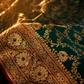 “The Persian Green” Premium Banarasi Silk Sare