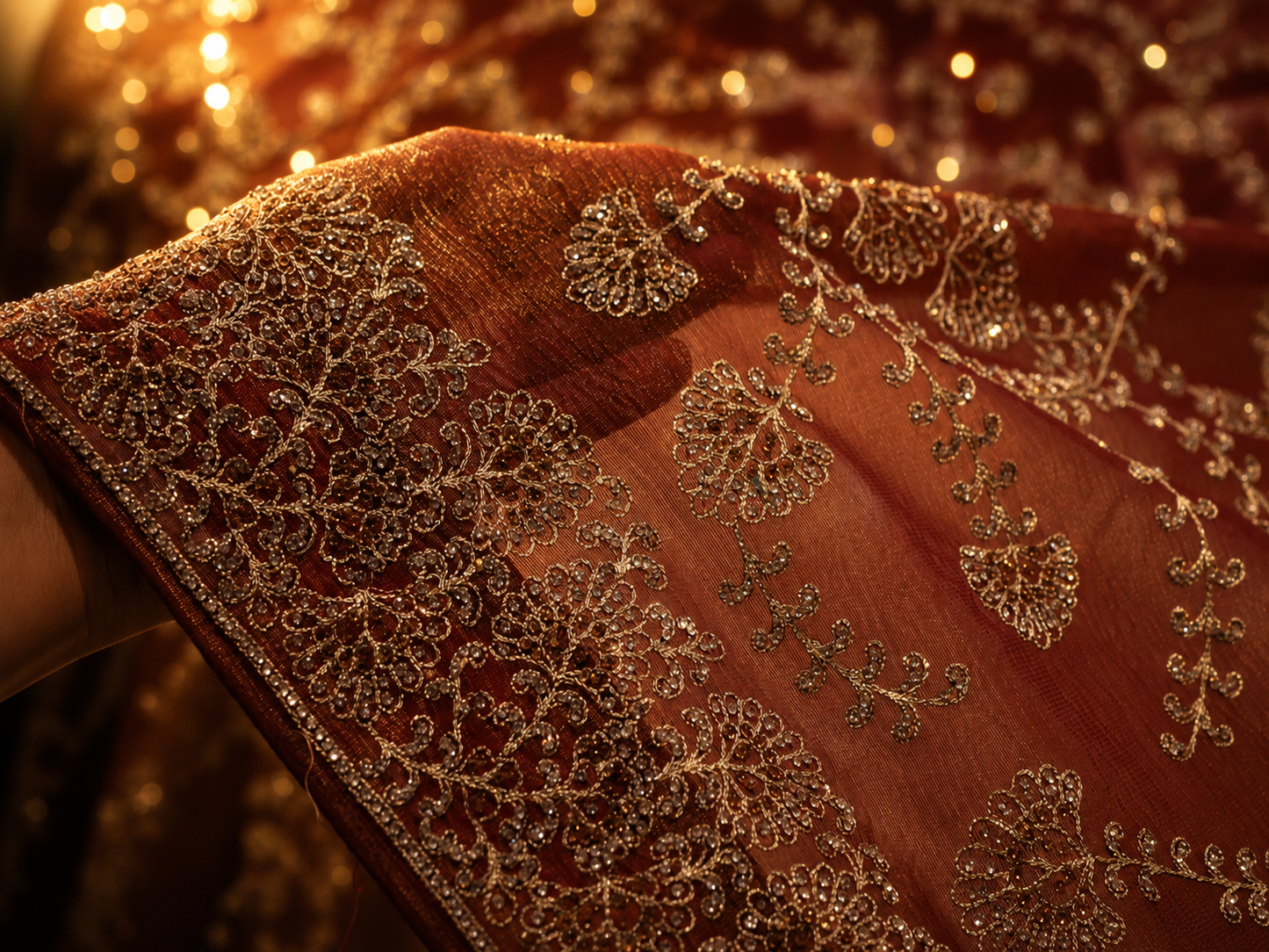 “The Rosewood” Premium Designer Saree