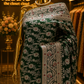 “The Green Moissanite” Premium Banarasi Silk Saree