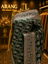 “The Green Moissanite” Premium Banarasi Silk Saree