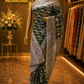 “The Green Moissanite” Premium Banarasi Silk Saree