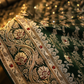 “The Green Moissanite” Premium Banarasi Silk Saree