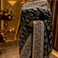 “The Midnight Black” Premium Banarasi Silk Saree