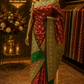 “The Mahogany Duet” Premium Banarasi Silk Saree