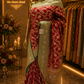 “The Mahogany Duet” Premium Banarasi Silk Saree