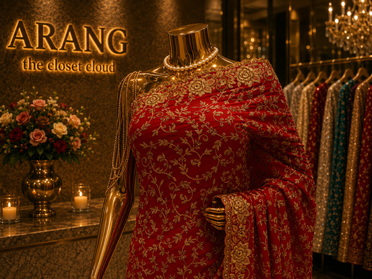 “The Red Chillies” Premium Designer Saree