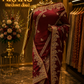 “The Rose Wine” Premium Designer Saree