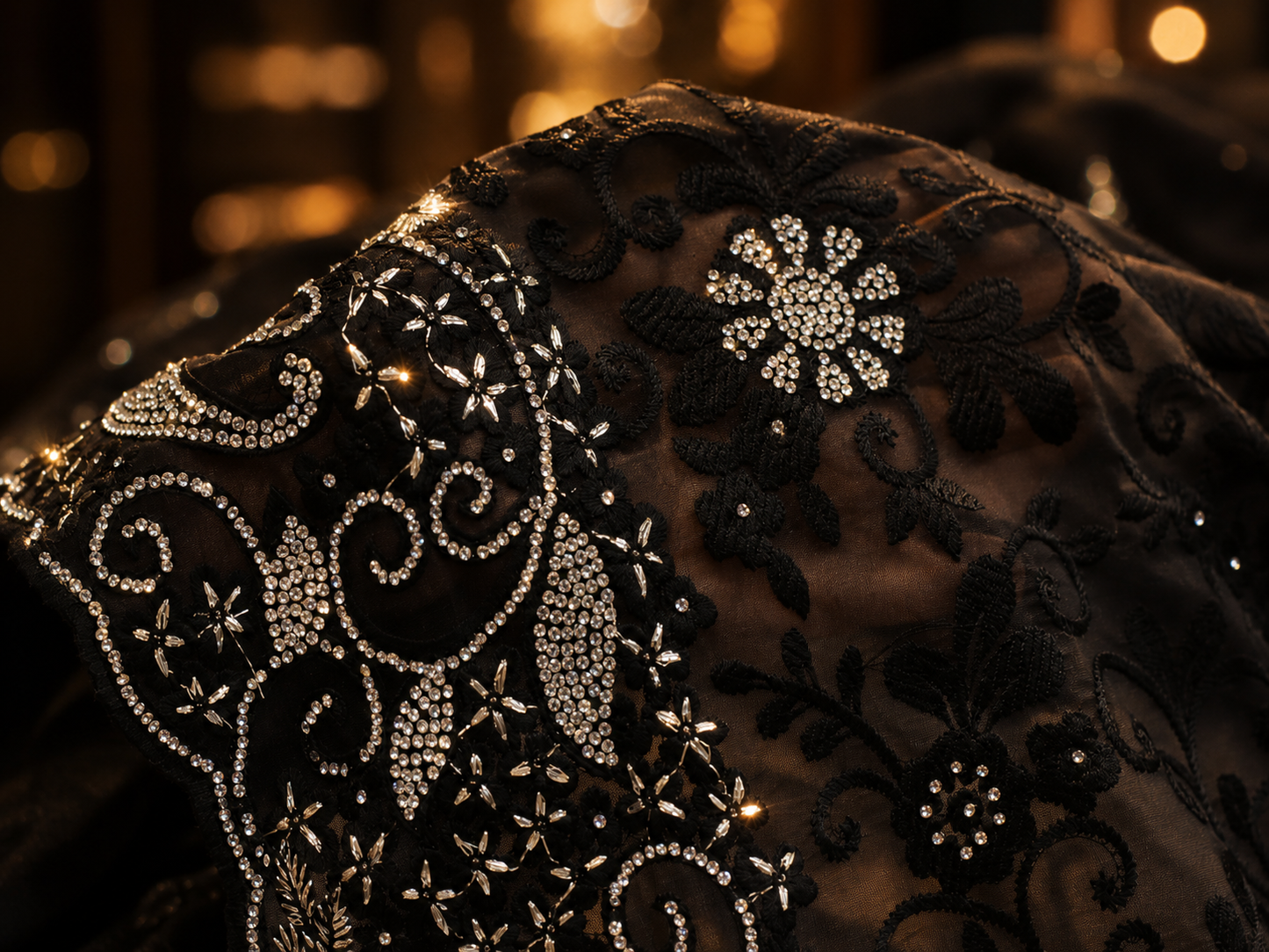 “The Black” Premium Designer Saree