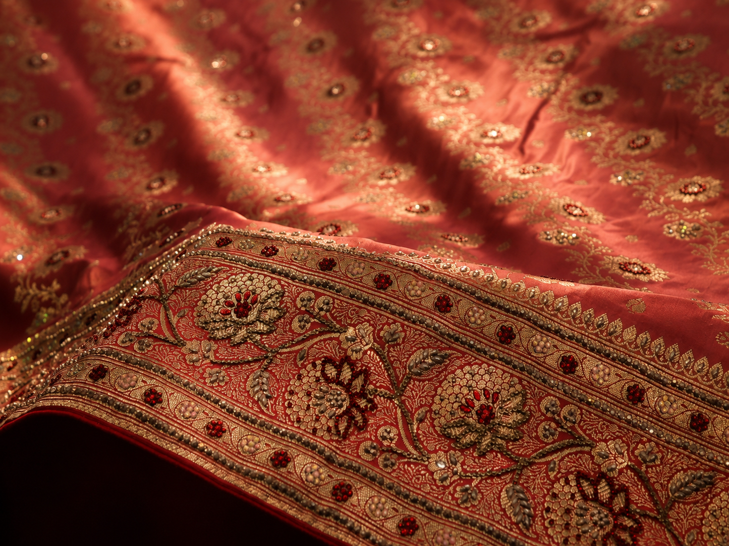 “The Turkish Pink” Premium Banarasi Silk Saree