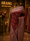 “The Royal Maroon” Premium Banarasi Silk Saree