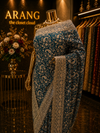 “The Royal Emerald Green” Premium Designer Saree