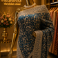 “The Aquamarine Blue” Premium Designer Saree