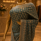 “The Cerulean Blue” Premium Designer Saree