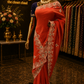 “The Exquisite Rusty Red” Premium Designer Saree