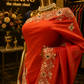 “The Exquisite Rusty Red” Premium Designer Saree