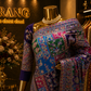 The Exquisite Royal Multicolor Premium Rajwadi Kashmiri Crepe Saree