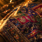 The Exquisite Royal Multicolor Premium Rajwadi Kashmiri Crepe Saree