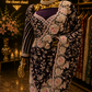 “The Midnight Bloom” Premium Designer Saree