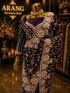 “The Midnight Bloom” Premium Designer Saree