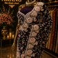 “The Midnight Bloom” Premium Designer Saree