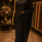 “The Pure Black” Premium Designer Saree