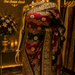 “The Maroon & Black” Premium Banarasi Silk Saree