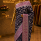 “The Navy Blue” Premium Banarasi Silk Saree