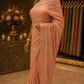 “The Peach Crystal” Premium Designer Saree