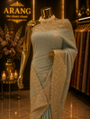 “The Light Steel Blue” Premium Designer Saree