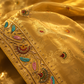 “The Mustard Gold” Premium Antique Hand-Crafted Banarasi Silk Saree