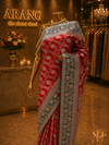 “The Red & Black” Premium Banarasi Silk Saree