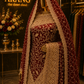 “The Royal Maroon” Vol 2 Premium Designer Saree with Veil