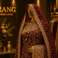“The Royal Maroon” Vol 2 Premium Designer Saree with Veil