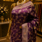 "The Royal Purple" Banarasi Silk Saree